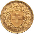 Szwajcaria 20 franków 1927 B