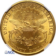 USA 20 dolarów 1898 S, Double Eagle - NGC MS 62