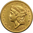USA 20 dolarów 1854, Double Eagle - duża data