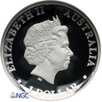 Australia 1 dolar 2017 P, kangur High Relief, NGC PF 70 Ultra Cameo