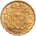 Szwajcaria 20 franków 1930 B