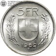Szwajcaria, 5 franków 1969 B