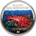 Wyspy Cooka, Elżbieta II, 5 dolarów 2000, Fauna morska, #FR4