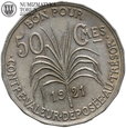 Gwadelupa, 50 centymów 1921