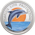 Palau, 5 dolarów 1998, Ochrona fauny morskiej, #FR4