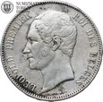 Belgia, 5 franków 1849, st. 3/3+