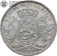 Belgia, 5 franków 1849, st. 3/3+