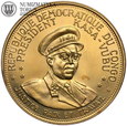 Kongo, 100 franków 1965, Niepodlegość, złoto