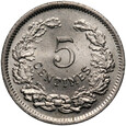 Luksemburg, 5 centimes 1901, mennicze