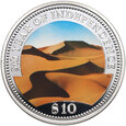 Namibia, 10 dolarów 1995, 5-lecie odzyskania niepodległości, #FR4