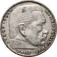 Niemcy, 2 reichsmark 1936, Paul von Hindenburg, A