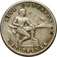 12. Filipiny, 5 centavos 1945, #LSZ
