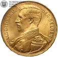 Belgia, 20 franków 1914, Uniform, złoto