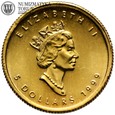 Kanada, 5 dolarów 1999, Liść Klonu, 1/10 Oz, złoto