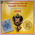 Austria, zestaw rocznikowy 6 monet z 2000 roku, #FR2