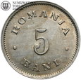 Rumunia, 5 bani 1900, st. 2+