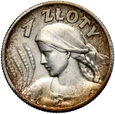 II RP, 1 złoty 1925, Żniwiarka, #JB
