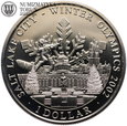 Wyspy Cooka, Medal, 1 dolar 2001, Zimowa Olimpiada, #DR