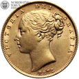 Anglia, Wiktoria, suweren 1872, złoto