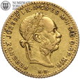 Węgry, 10 franków / 4 forinty 1889, złoto