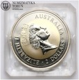 Australia, 2 dolary 1995, Kookaburra, 2 Oz, Ag999
