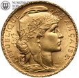 Francja, 20 franków 1906, Kogut, złoto