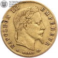 Francja, 5 franków 1864 BB, złoto