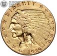USA, 2,5 dolara 1929, Indianin, złoto