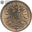 Niemcy, Cesarstwo, 2 pfennig 1876 D, #DR