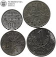 Czechy i Morawy, zestaw 4 monet, #BR