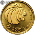 Singapur, 25 dolarów 1991, 1/4 Oz Au 999.9, złoto