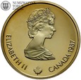 Kanada, 100 dolarów 1988, Calgary, st. L/L-, #MW