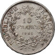 3. Francja, 10 franków 1965, Herkules