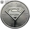Kanada, 5 dolarów 2016, Superman, 1 Oz Ag999