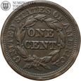 USA, cent, 1846 rok, Braided Hair