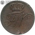 Śląsk, Fryderyk Wilhelm II, 1/2 krajcara 1788 B, Wrocław