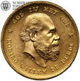 Holandia, 10 guldenów 1887, złoto