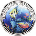 Liberia, 5 dolarów 1996, Ochrona fauny morskiej, #FR4