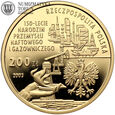 III RP, 200 złotych 2003, I. Łukasiewicz, Nafta, złoto