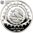 Meksyk, 5 pesos 1998, serpiente con craneo, #TT