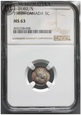 Kanada, 5 centów 1902 H, NGC MS63