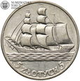 II RP, 5  złotych 1936, Żaglowiec