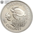 Kostaryka, 50 colones 1974, Żółwie Zielone