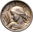 14. II RP, 1 złoty 1925, Żniwiarka