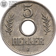 Niemiecka Afryka Wschodnia (DOA), 5 heller 1914 J, #71