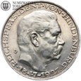 Niemcy, Medal, Hindenburg, 1927, srebro, st. 2+