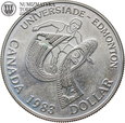 Kanada, 1 dolar 1983, Uniwersjada, st. 2+