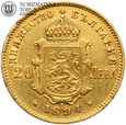 Bułgaria, Ferdynand I, 20 leva 1894 KB, złoto