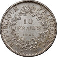 2. Francja, 10 franków 1965, Herkules