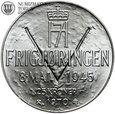 Norwegia, 25 koron 1970, Wyzwolenie